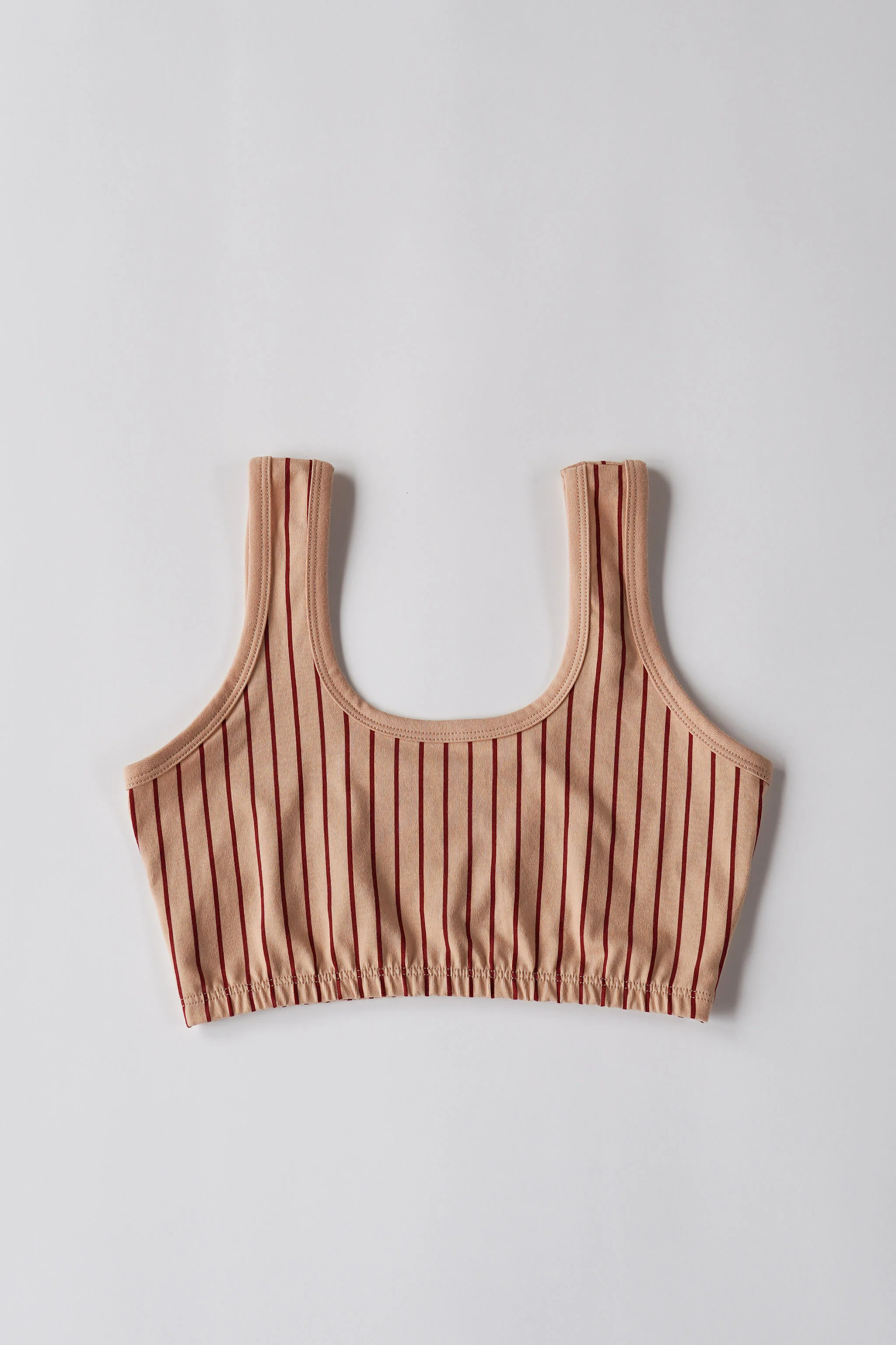 FULL-COVERAGE BRA, shirting stripe - Image 4