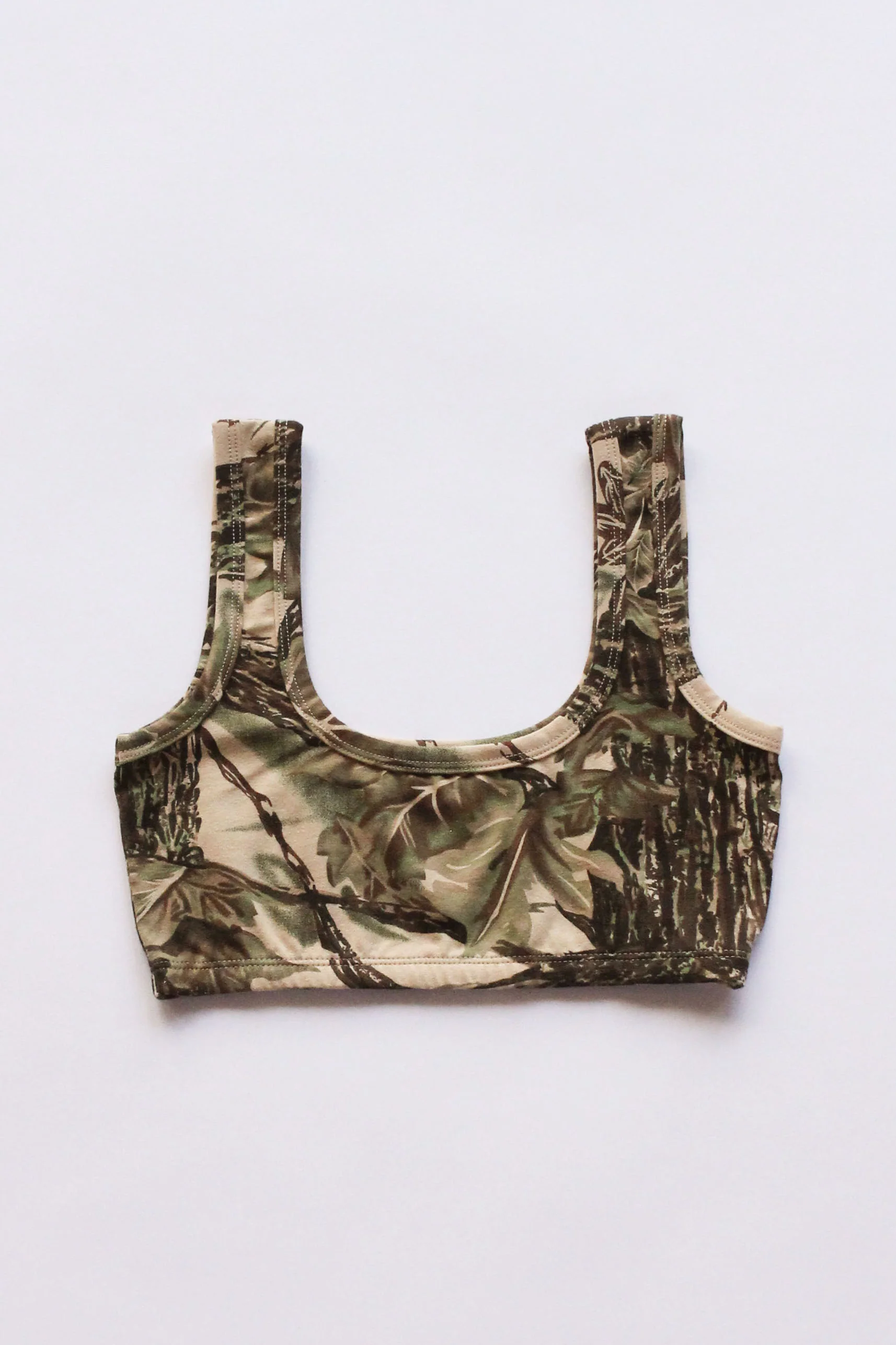 WIDE-STRAP BRA, camo - Image 4
